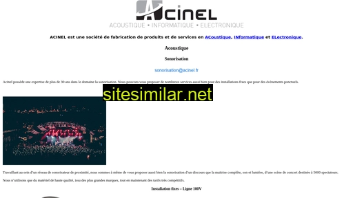 acinel.fr alternative sites