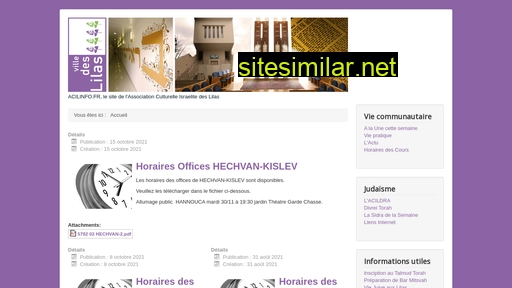 acilinfo.fr alternative sites