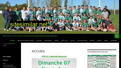 aclbxv.fr alternative sites