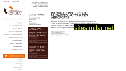 acnusa.fr alternative sites