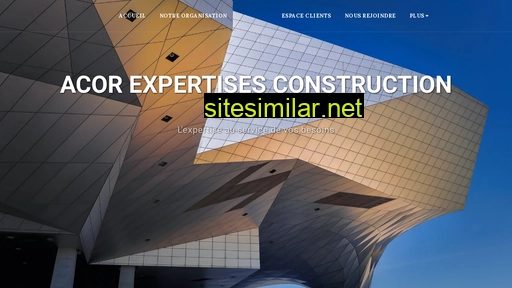 Acor-expertises-construction similar sites