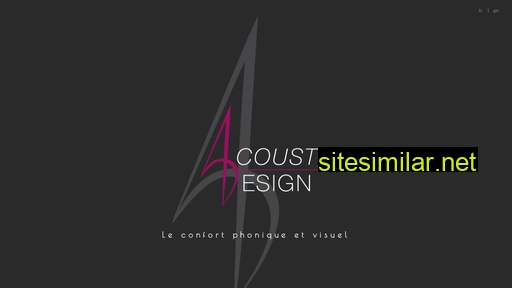 acousticdesign.fr alternative sites