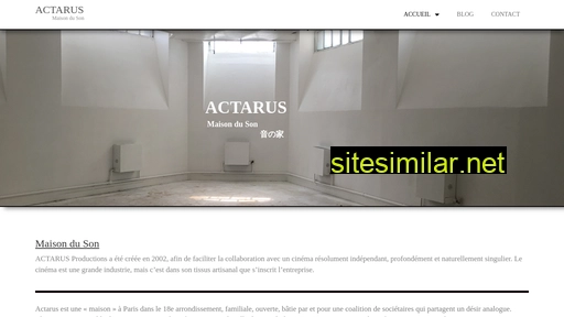 actarusproductions.fr alternative sites