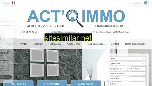 actimmosaintomer.fr alternative sites