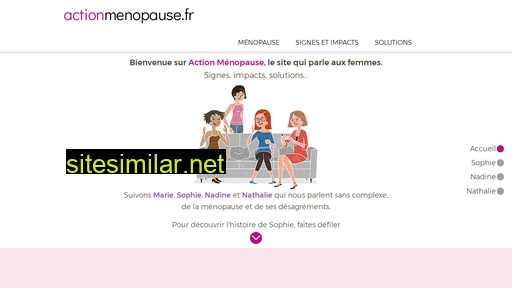 actionmenopause.fr alternative sites