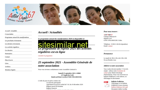 activdiab67.fr alternative sites