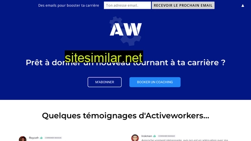 activeworker.fr alternative sites