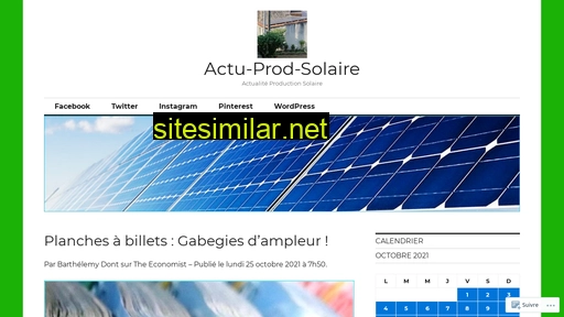 actuprodsolaire.fr alternative sites