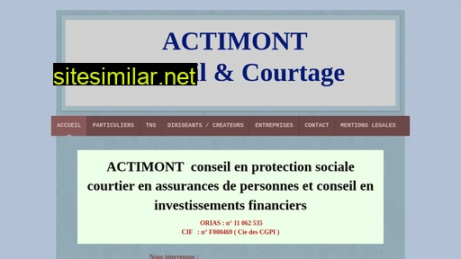 actimont.fr alternative sites