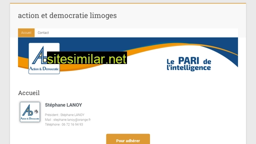 actionetdemocratie-limoges.fr alternative sites