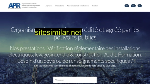 actionpreventionrisk.fr alternative sites