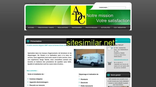actionsdepannages.webnode.fr alternative sites