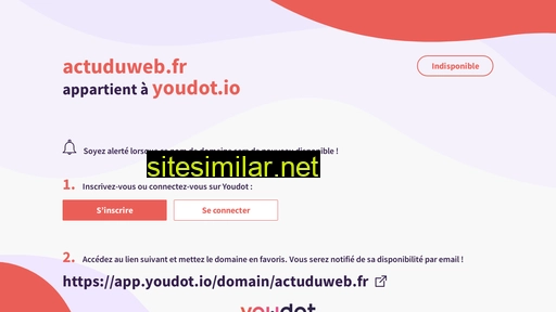 actuduweb.fr alternative sites
