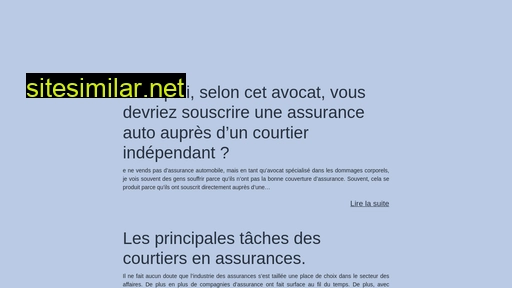 actu-assurances.fr alternative sites