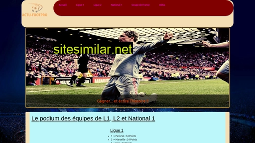 actu-footpro.fr alternative sites