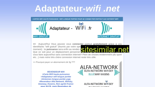 Adaptateur-wifi similar sites