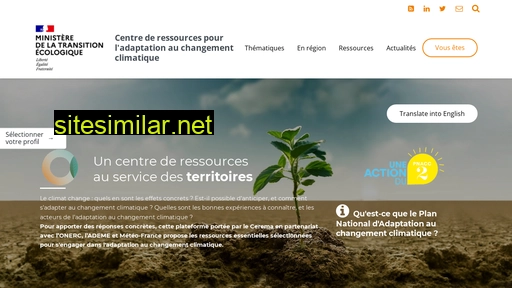 adaptation-changement-climatique.fr alternative sites