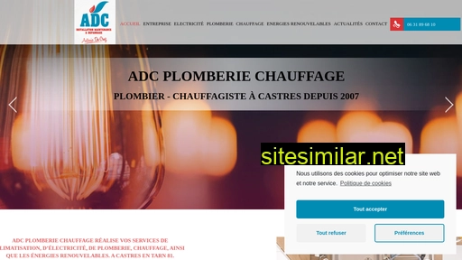 adc-plomberiechauffage.fr alternative sites