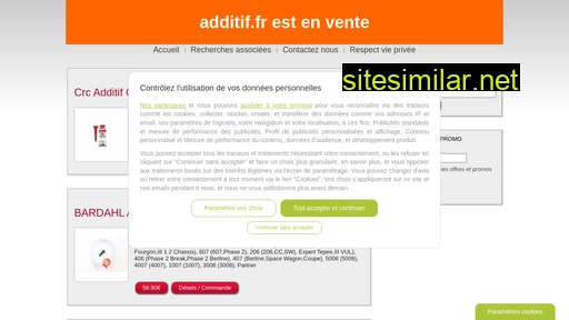 additif.fr alternative sites