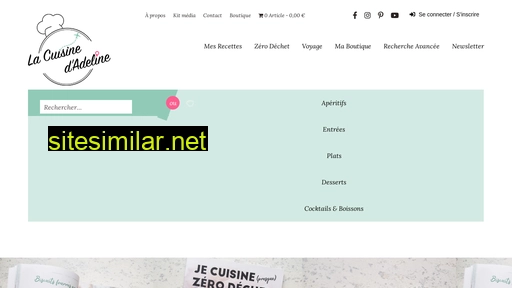 adeline-cuisine.fr alternative sites