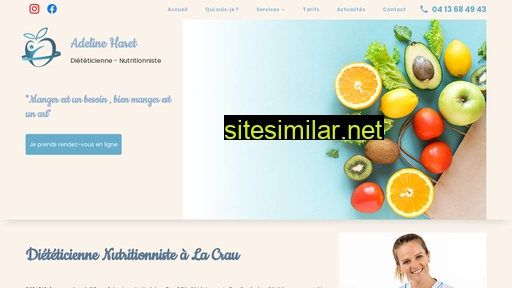 adeline-haret-dietetique.fr alternative sites