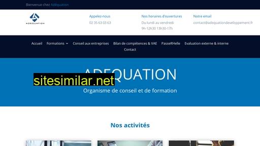 adequationdeveloppement.fr alternative sites
