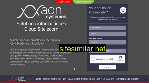 adn-systemes.fr alternative sites