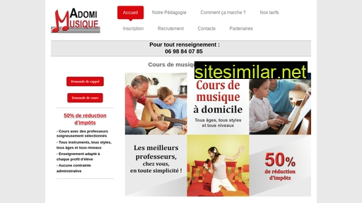 adomimusique.fr alternative sites