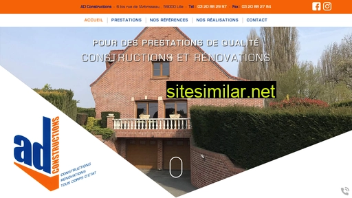 ad-constructions59.fr alternative sites