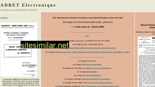adret-electronique.fr alternative sites