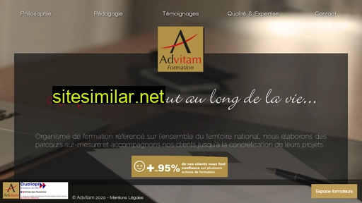 advitam-formation.fr alternative sites