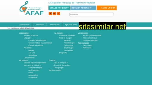 afaf.asso.fr alternative sites
