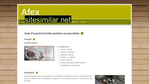 afex-porcelaine.fr alternative sites