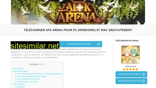 afk-arena.fr alternative sites
