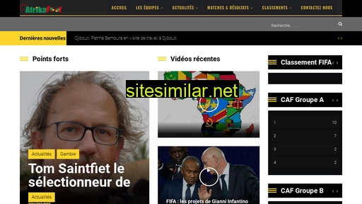 afrikafoot.fr alternative sites