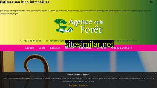 Agencedelaforet85 similar sites