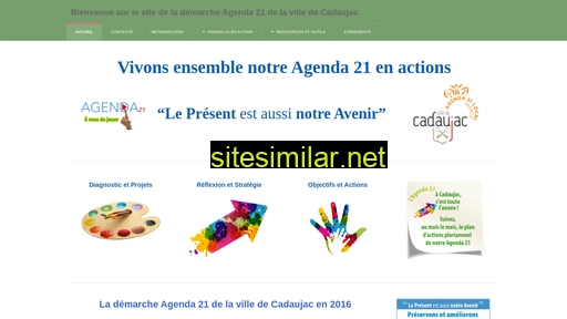 agenda21cadaujac.fr alternative sites