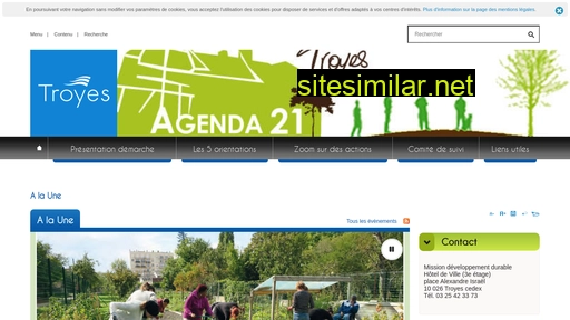 agenda21troyes.fr alternative sites