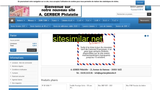 agerberphilatelie.fr alternative sites