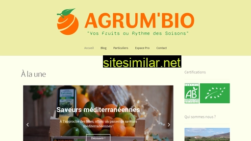 agrumesbio.fr alternative sites
