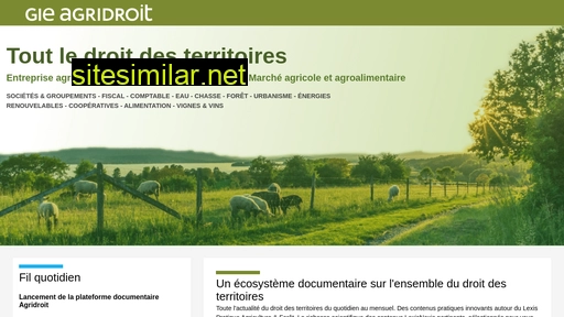 agridroit.fr alternative sites