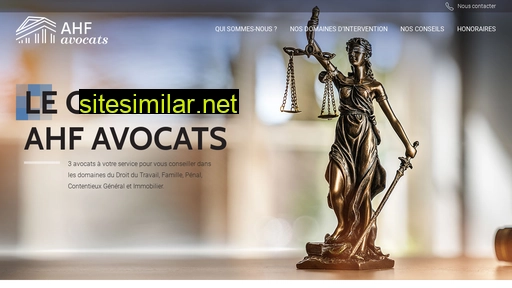Ahf-avocats similar sites