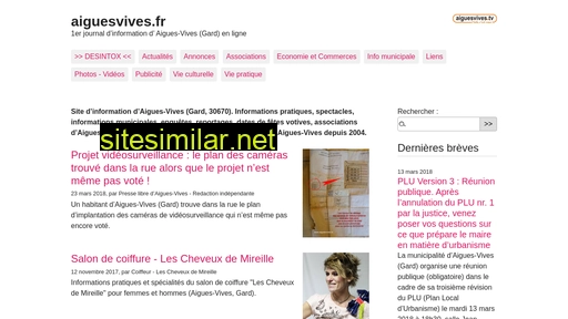 aiguesvives.fr alternative sites