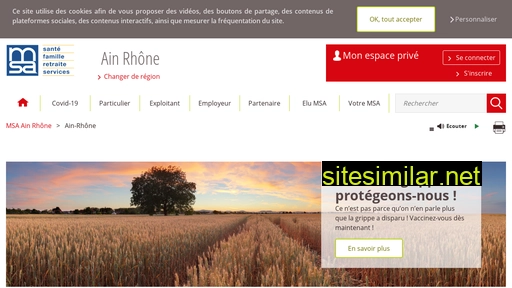 ain-rhone.msa.fr alternative sites