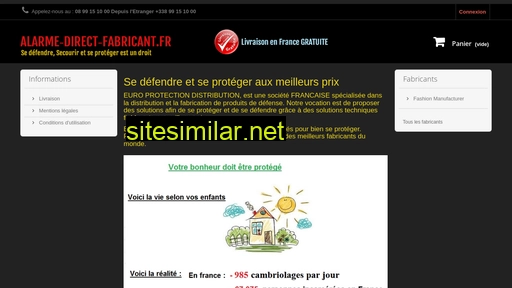 alarme-direct-fabriquant.fr alternative sites