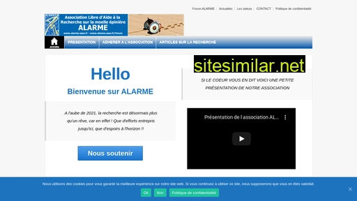 alarme.asso.fr alternative sites