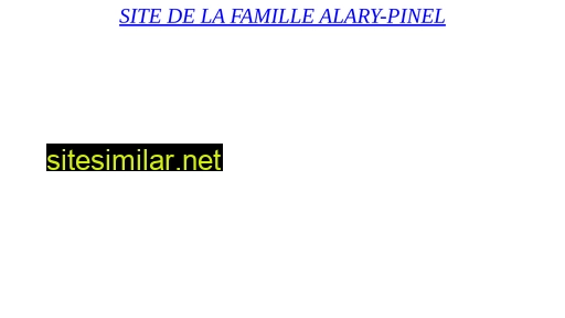 alary-pinel.fr alternative sites