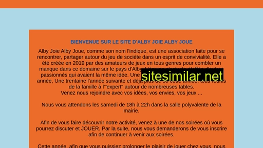 albyjoiealbyjoue.fr alternative sites