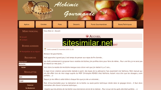 alchimiegourmande.fr alternative sites