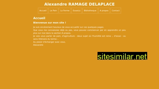 alexandre.ramage-delaplace.fr alternative sites